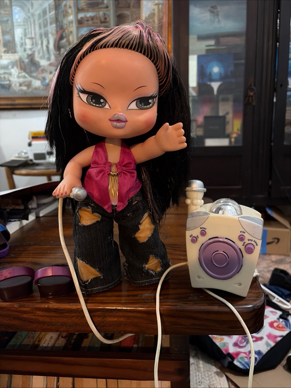 Baby bratz karaoke jade limited edition doll Speaker with original outfit